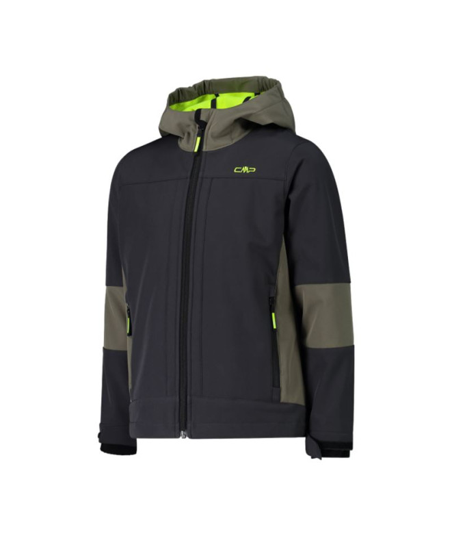 Veste de Montagne CMP Fix Enfant Antracite-Olive