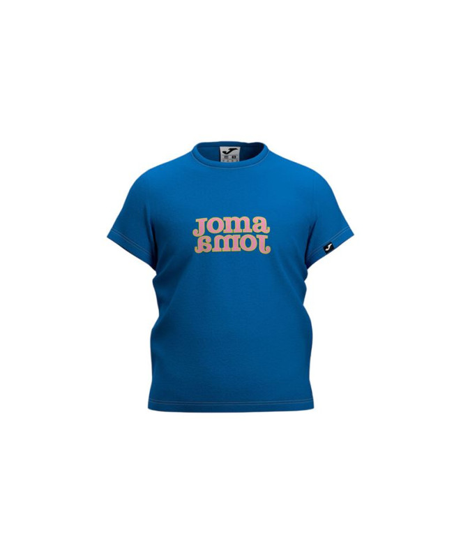 Camiseta Joma Manga Curta New Metaverse Infantil Royal