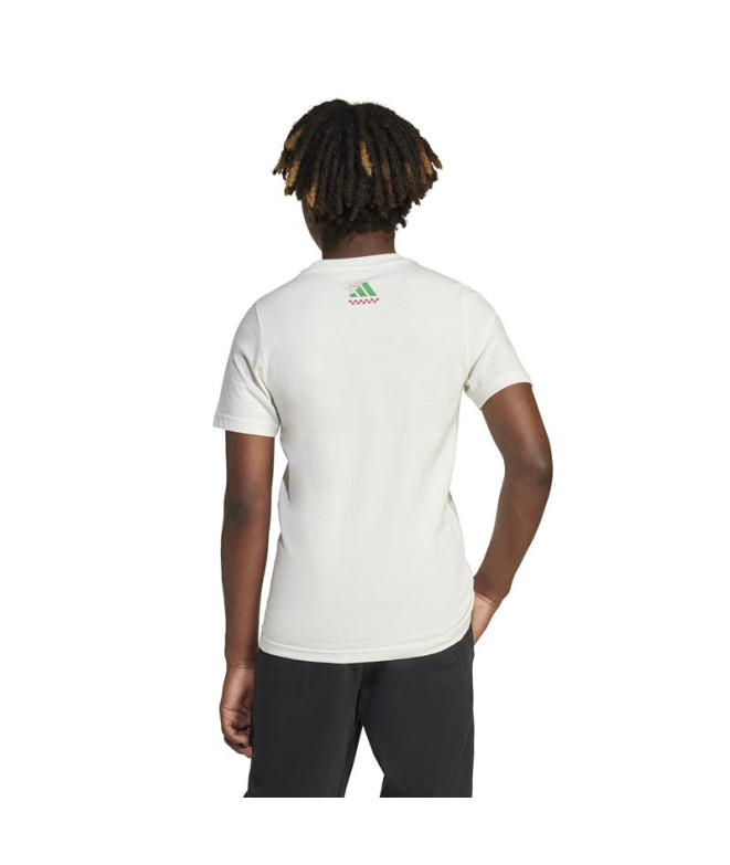 T-shirt adidas Pizza Enfant Blanc