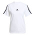 Camiseta adidas 3Bandas Sj Mulher Branco/Preto