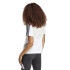 Camiseta adidas 3Bandas Sj Mulher Branco/Preto