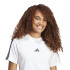 Camiseta adidas 3Bandas Sj Mulher Branco/Preto