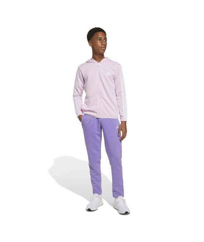 Chandal adidas 3Bandas French Terry Enfant Violet