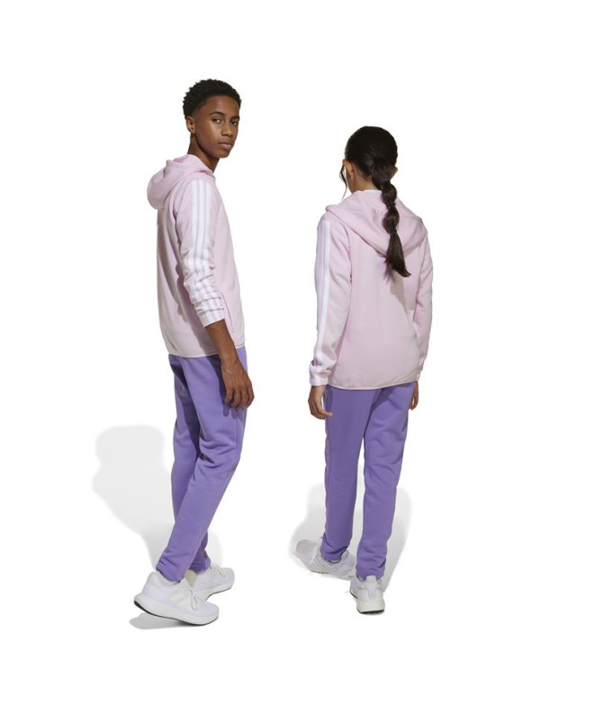 Chandal adidas 3Bandas French Terry Infantil Roxo