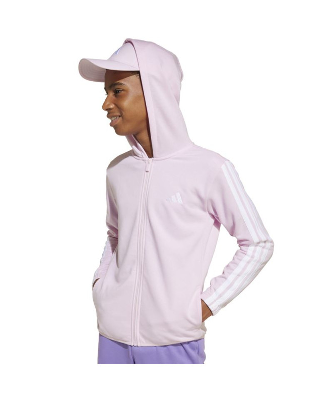 Chandal adidas 3Bandas French Terry Infantil Roxo