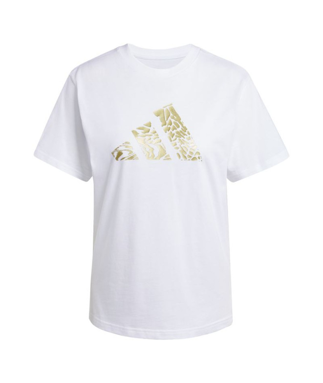 Camiseta adidas Met Mulher Branco