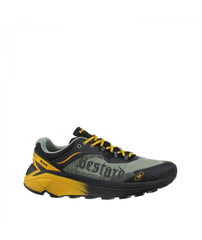 Zapatillas de Montaña Bestard Guepard Hombre Negro/Mostaza