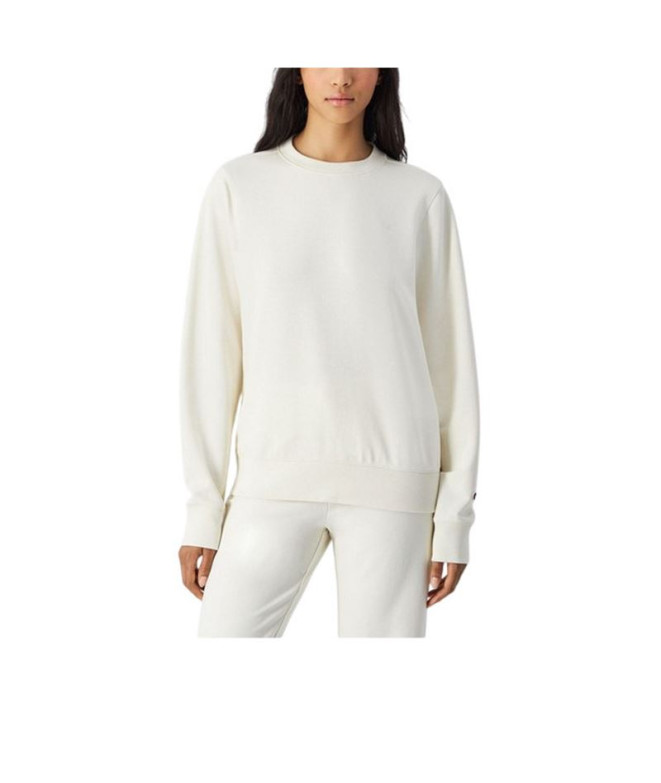 Moletom Champion Crewneck Mulher Branco