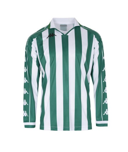 T-shirt de Football Kappa Onso Vert/Blanc