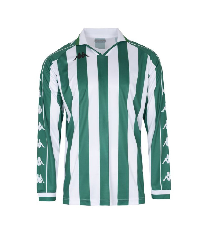 Camiseta de Futebol Kappa Onso Verde/Branco