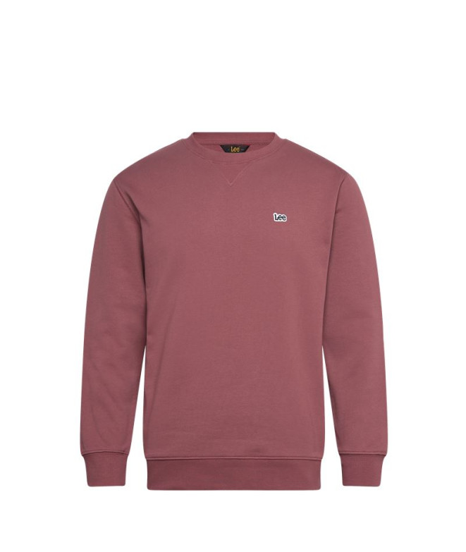 Sudadera Lee Patch Crew Sws Hombre Henna