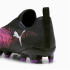 Botas de futebol Puma Future 8 Match Ll Fg Infantil Preto/Branco/Vermelho