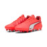 Botas de futebol Puma King Ultimate Fg/Ag Vermelho/Branco