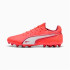 Botas de fútbol Puma King Ultimate Mg Rojo/Blanco