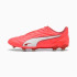 Botas de futebol Puma King Pro Fg/Ag Vermelho brilhante/Branco/Vermelho