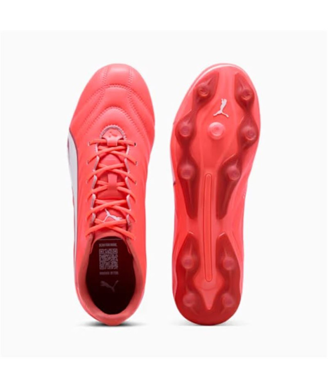 Bottes de football Puma King Pro Fg/Ag Rouge...