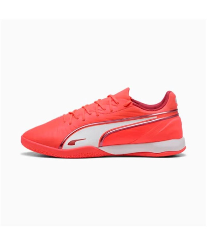 Sapatilhas de Futsal Puma King Match It Vermelho/Branco/Vermelho