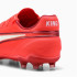 Botas de futebol Puma King Match Fg/Ag Vermelho/Branco