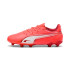 Botas de futebol Puma King Match Fg/Ag Infantil Vermelho/Branco
