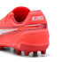 Botas de futebol Puma King Match Fg/Ag Infantil Vermelho/Branco