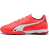 Botas de fútbol Puma King Match Tt Infantil Rojo