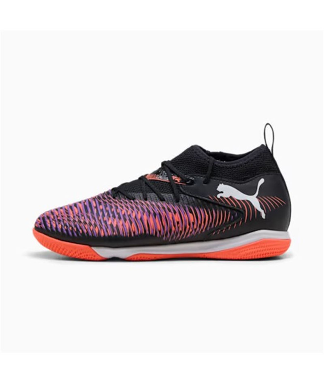 Zapatillas de Fútbol sala Puma Future 8 Match It + Infantil Negro/Blanco/Rojo
