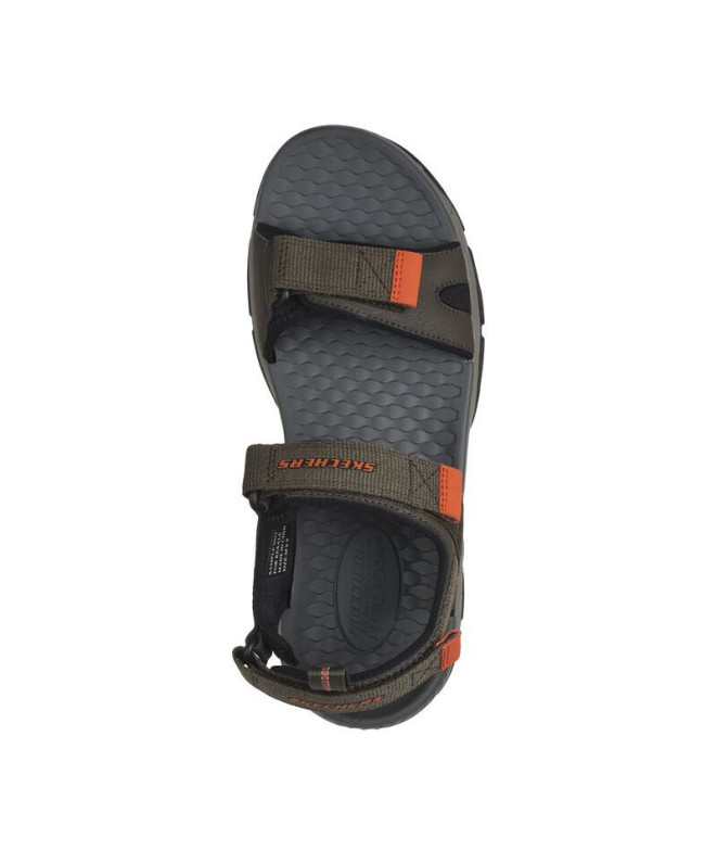 Sandales Skechers Tresmen - Ryer Homme Vert Olive