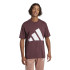 Camiseta adidas Big Logo Sj Homem Granate/Branco