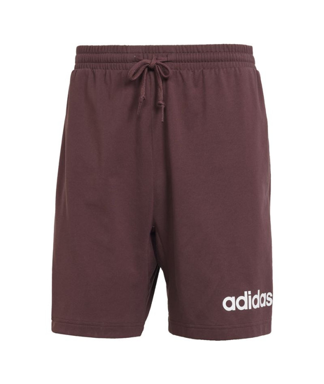 Pantalons adidas Linear Sj Sho Homme Grenat/Blanc