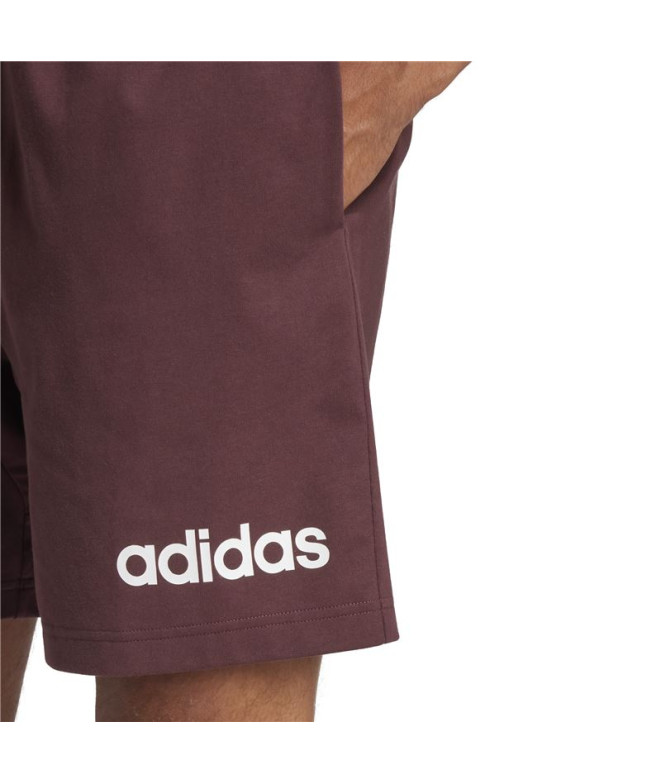 Pantalons adidas Linear Sj Sho Homme Grenat/Blanc