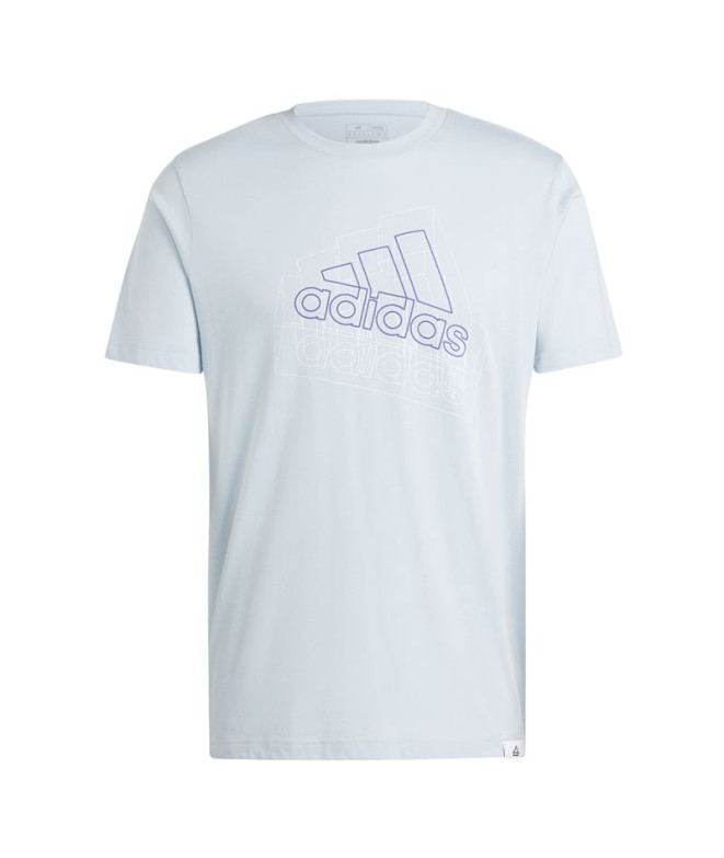 Camiseta adidas Tech Bos Graphic Hombre Azul