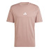 Camiseta adidas Small Logo Sj Homem Rosa/Branco