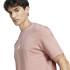 Camiseta adidas Small Logo Sj Homem Rosa/Branco