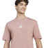 Camiseta adidas Small Logo Sj Homem Rosa/Branco