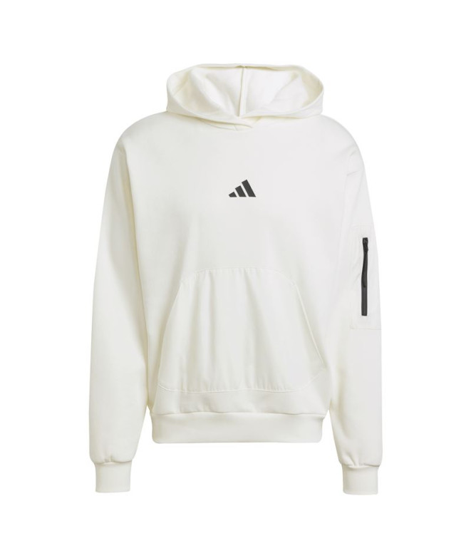 Moletom adidas City Escape Hd Gd Homem Branco