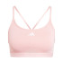Brassiere de sport de Fitness adidas Aeroreact Training 3Stripes Femme Rose