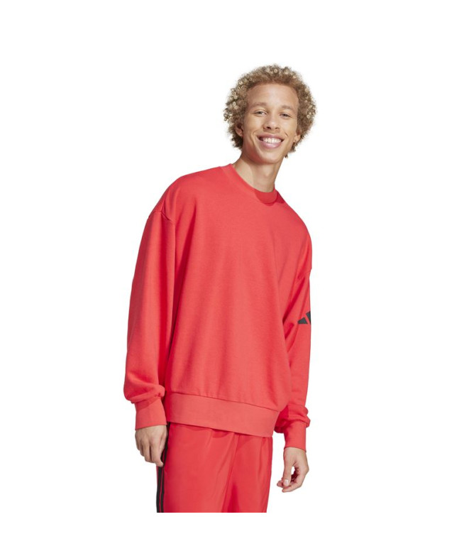 Sweat adidas Swt French Terry Homme Rubpur/Noir