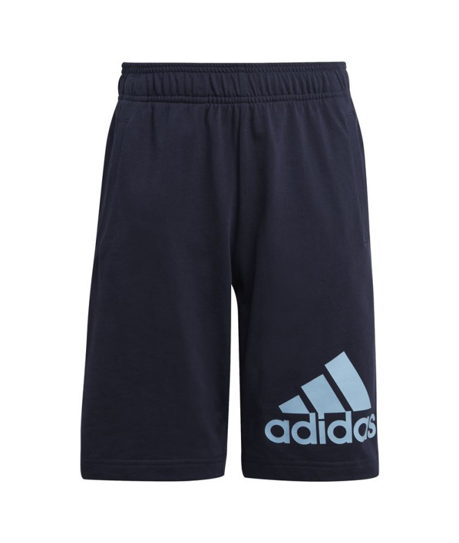 Calça adidas Essentials Big Logo Cotton Short Infantil Azul