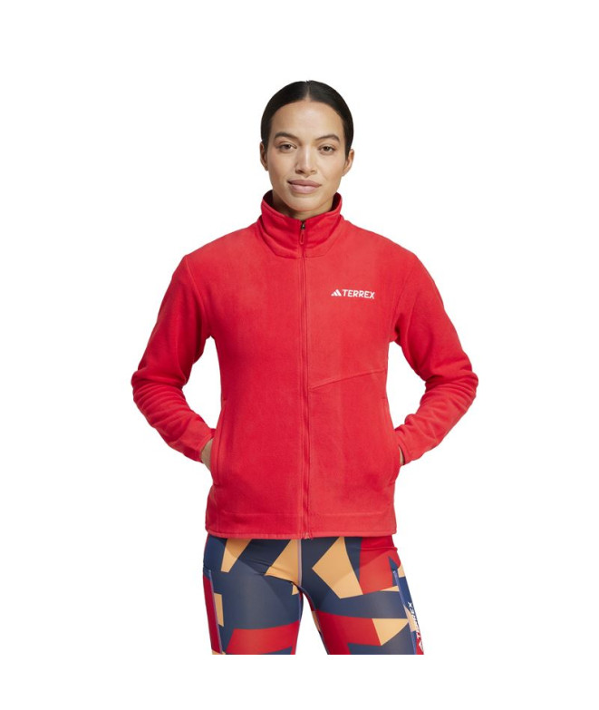 Polar de Montagne adidas Mt Fz Fleece Femme Rubpur