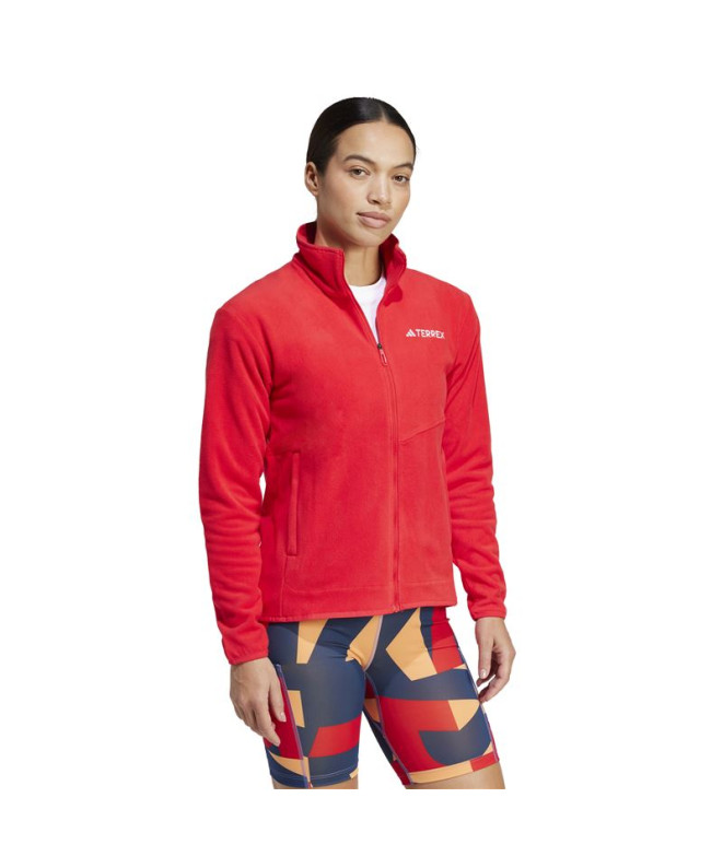 Polar de Montagne adidas Mt Fz Fleece Femme Rubpur