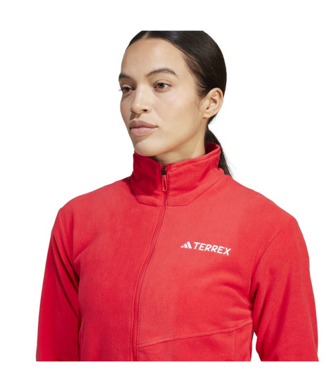 Polar de Montagne adidas Mt Fz Fleece Femme Rubpur