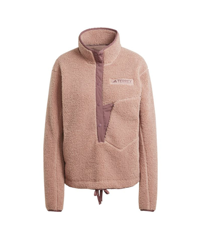 Polar de Montagne adidas Xpl Pile Snap Femme Rose