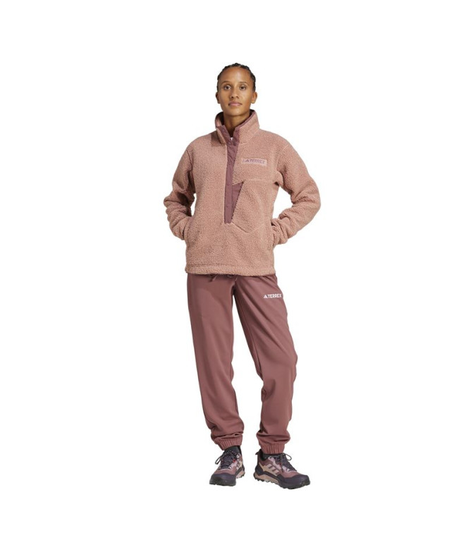 Polar de Montagne adidas Xpl Pile Snap Femme Rose
