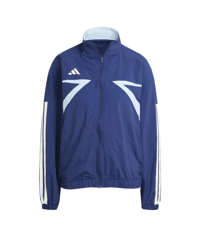 Casaco adidas Tiro Q1Covrup Mulher Azul Escuro