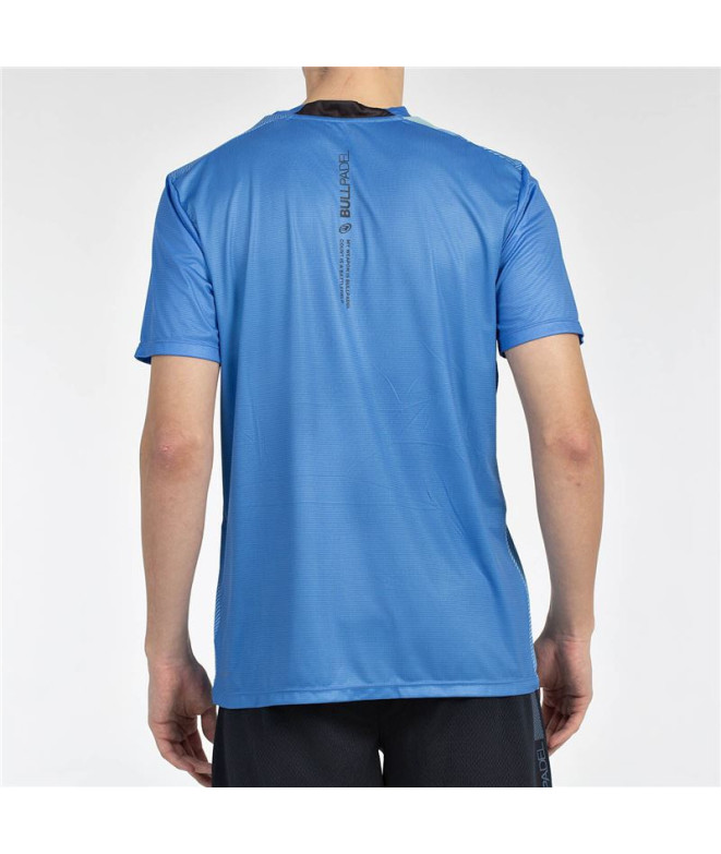 Camiseta de Padel Bullpadel Brumo Hombre Azul...