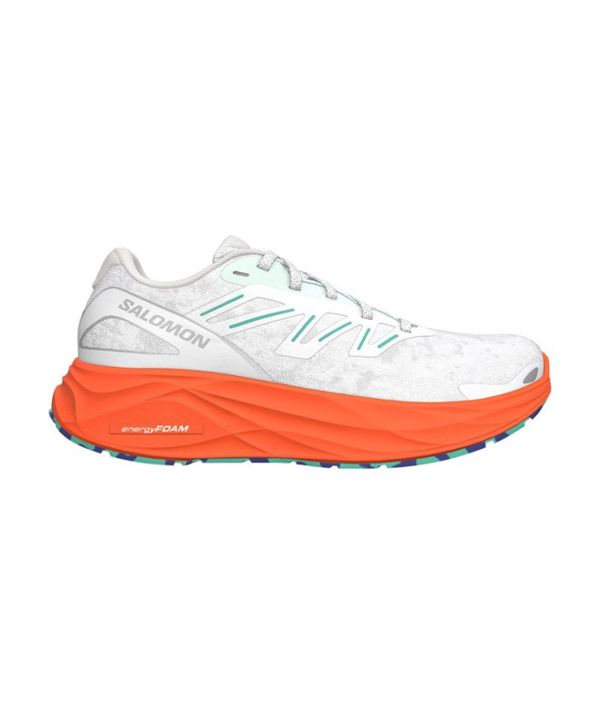 Sapatilhas Salomon Aero Glide 2 Mulher Branco/Tomate Cereja