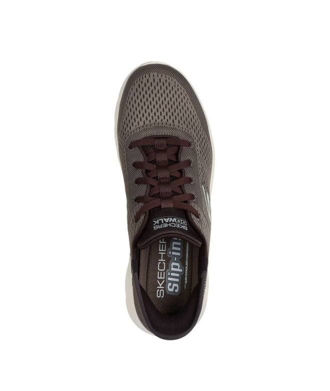 Sapatilhas Skechers Go Walk Flex Homem Marrom