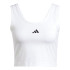 Camiseta adidas Small Logo Sj Tank Mulher Branco/Preto