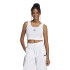 Camiseta adidas Small Logo Sj Tank Mulher Branco/Preto