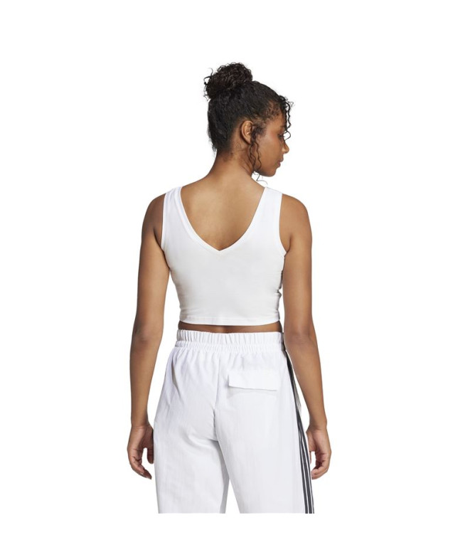 T-shirt adidas Small Logo Sj Tank Femme Blanc/Noir